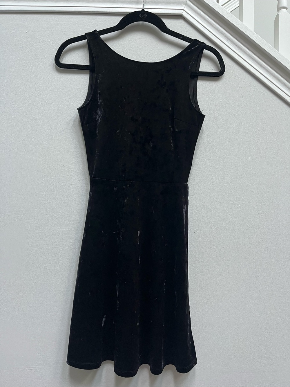 NWOT H&M Crushed Velvet Sleeveless Fit-and-Flare Dress